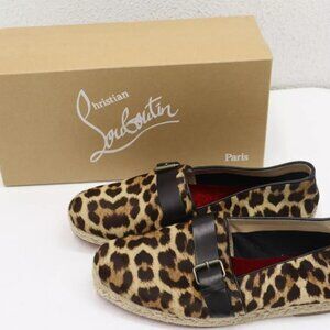 Christian Louboutin Women's Animal Print Multicolor Casual Shoes Size 43/US 13